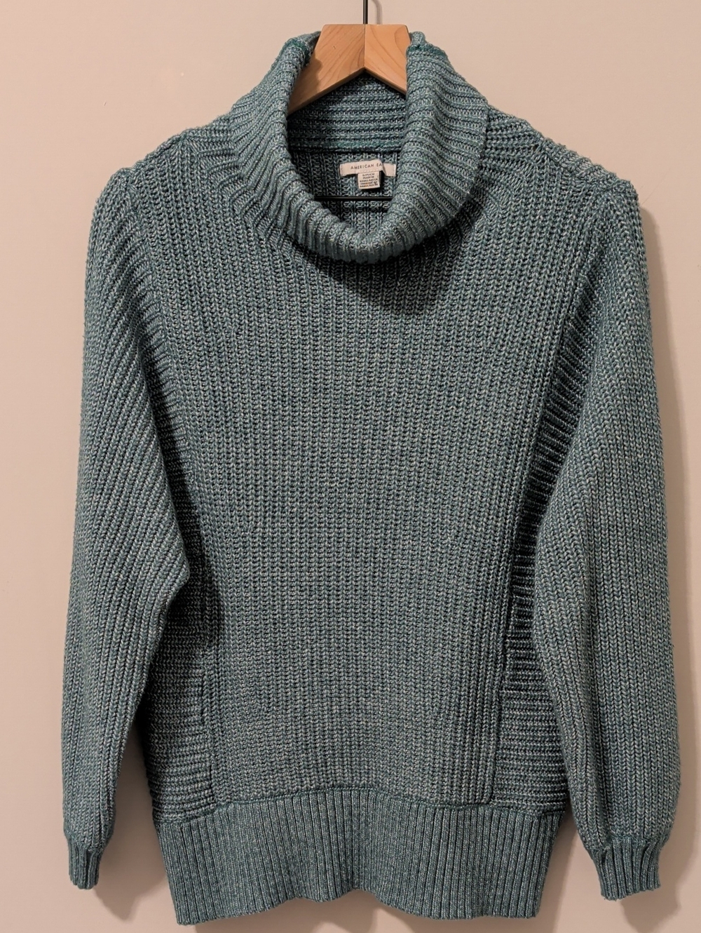 American Eagle Chunky Knit Cowl Neck Sweater